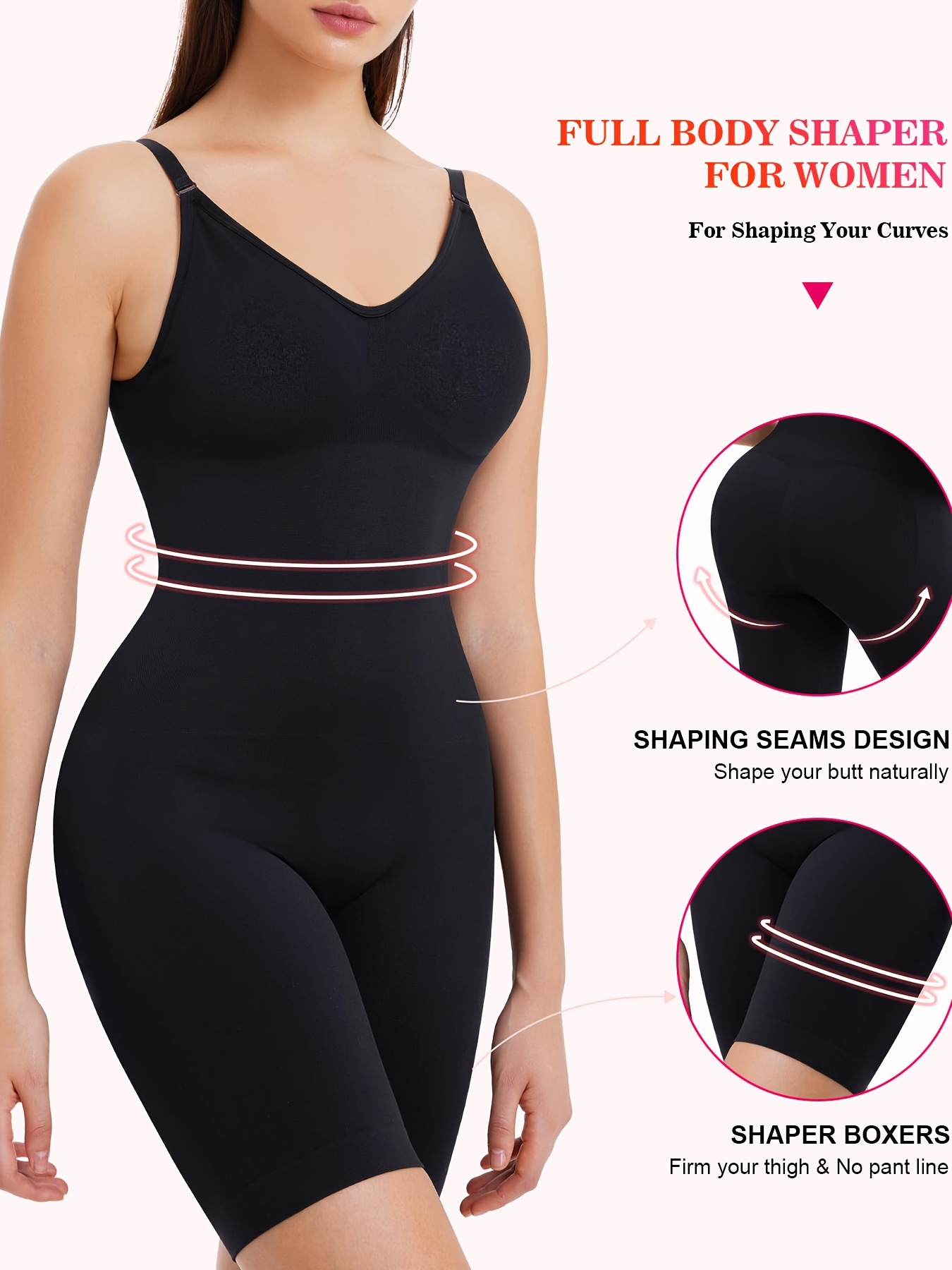 plus size women seamless shapewear bodysuit Temu