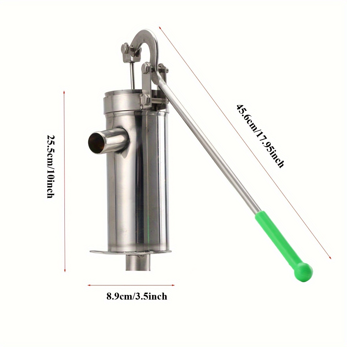Swing Pump Hand Water Pump, Stainless Swing Pump Water Pump Garden Pump, 10m Pump Well Pump For Home, Yard, Garden, Farm