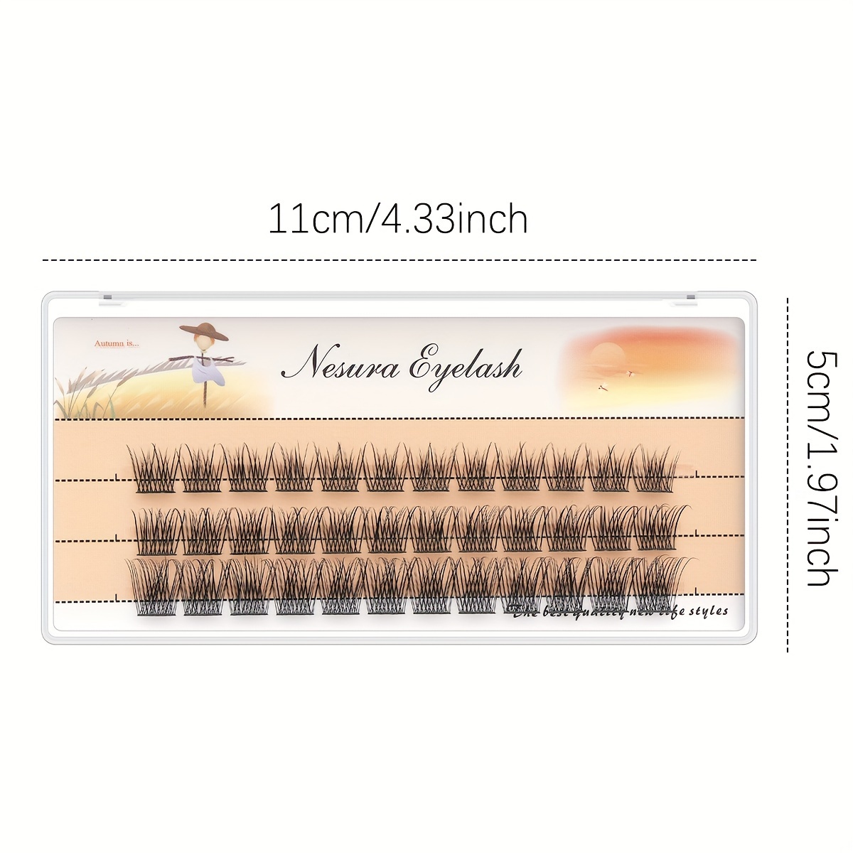 36 Clusters Of Diy False Eyelashes 10-16mm Reusable Self- Eyelashes 3d And Dense False Eyelashes Suitable For Beginners, For Autumn