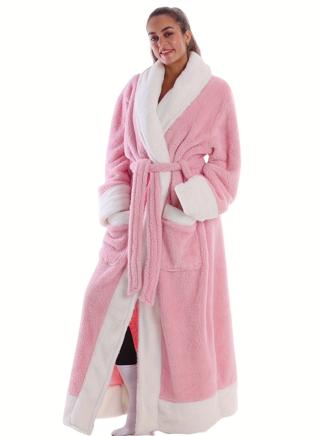 green emerald velvet dress Women's Extra Long Dressing Gown main image 0