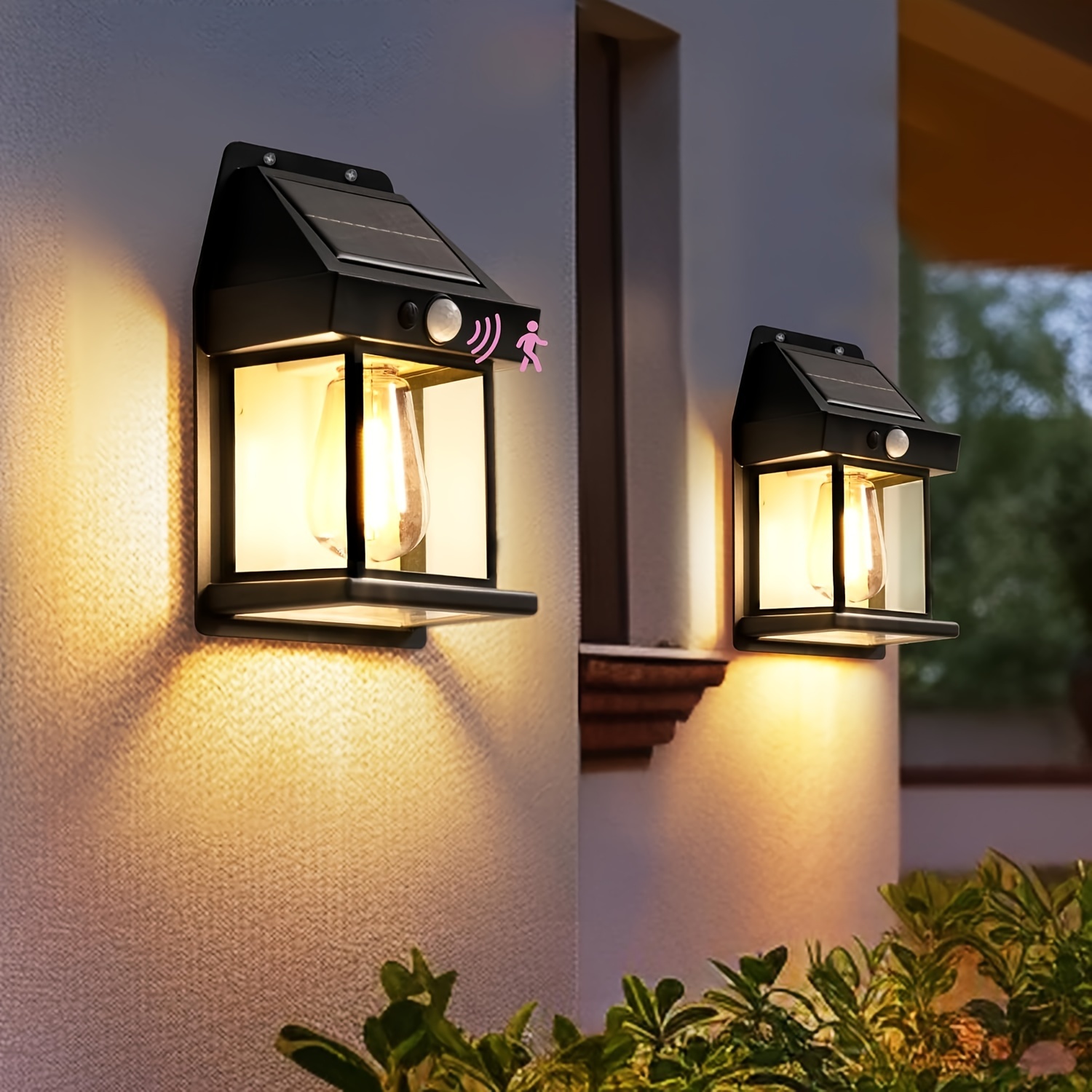 

Solar-powered Wall Lights With Motion Sensor - Waterproof, , 3 Lighting , Abs Material