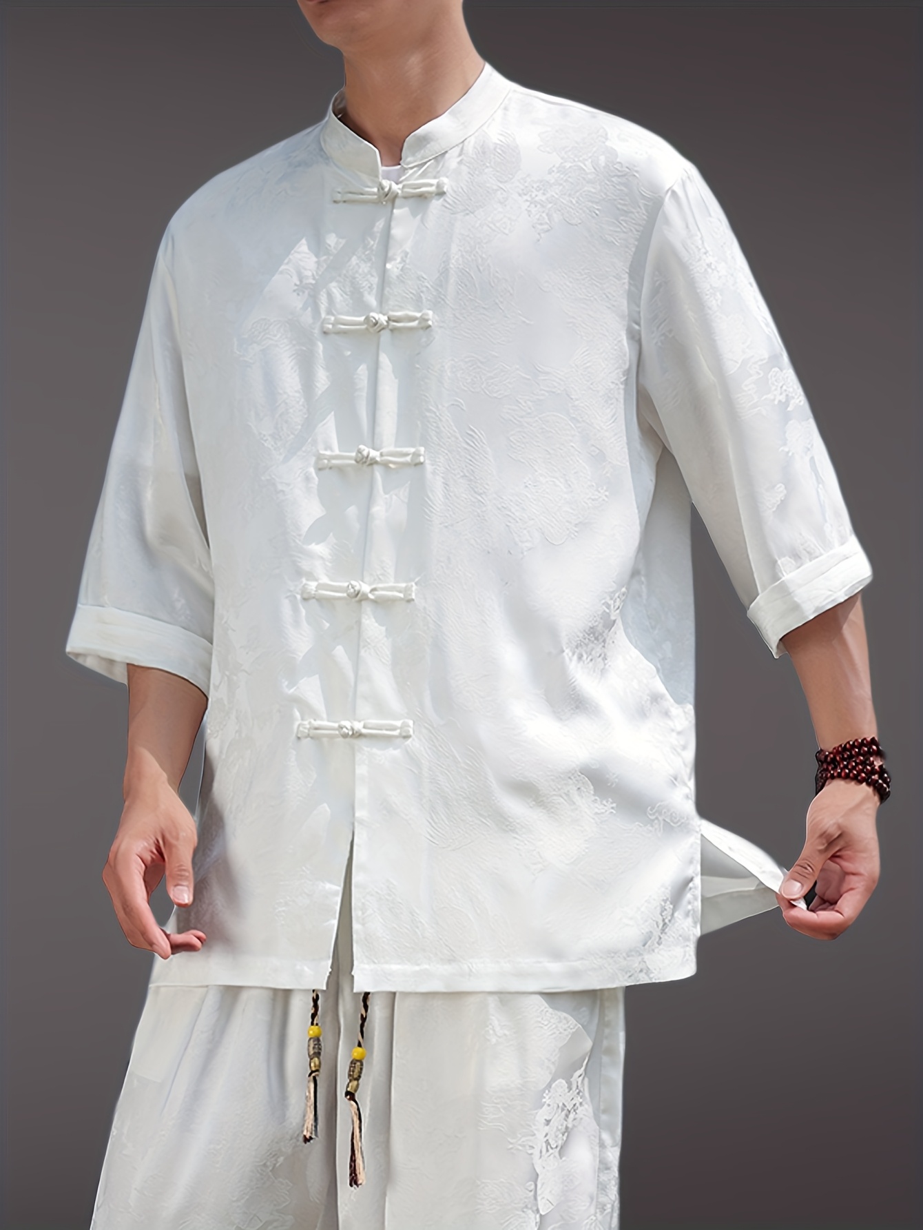 chinese traditional dress men sold on Temu United States