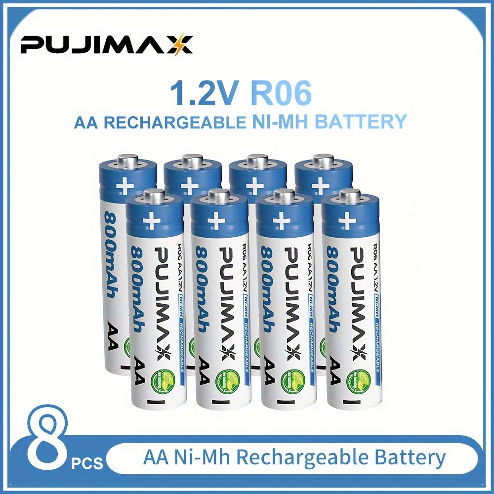 

Nickel-hydrogen Battery 1.2v Aa800mah 8pcs 12pcs 16pcs Pack