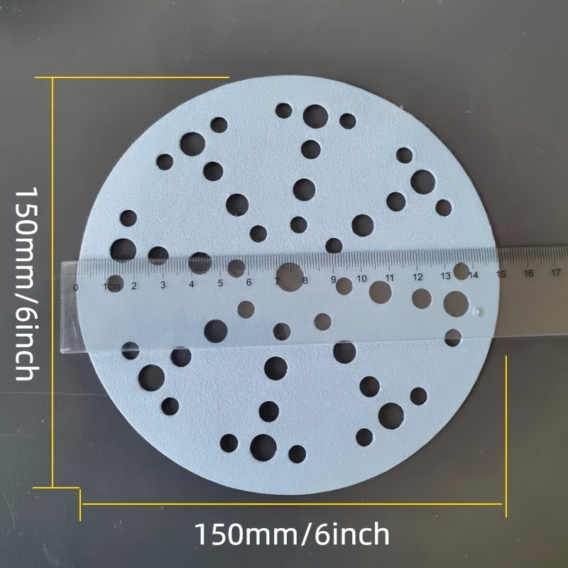 Image of Grinding Wheels Festool Multi-dust Extraction 6inches 150mm Sandpaper Abrasives Using Wood To Polish Paint, Metal To Polish