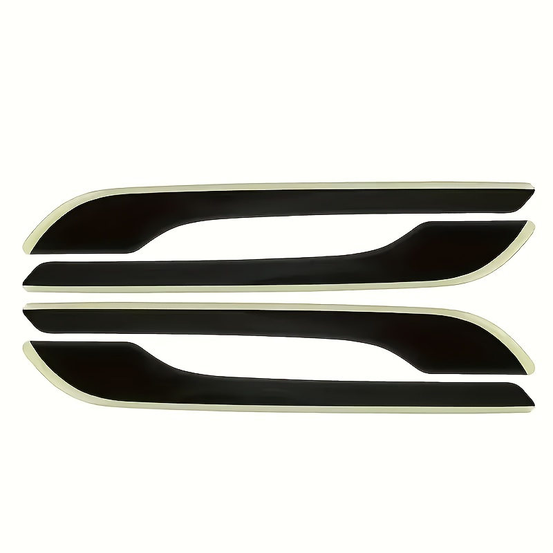 TEMU A Set Of 4 Protective Covers For The Door Handles Of For Model 3 And , Made From Self-adhesive Matte Plastic, Specifically Designed For Of The