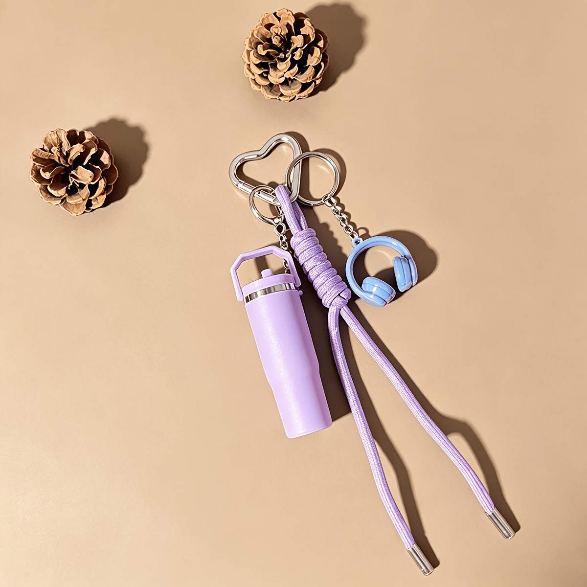 TEMU Gepersonaliseerde sleutelhanger-hanger met aangepast LOGO, decoratief accessoire