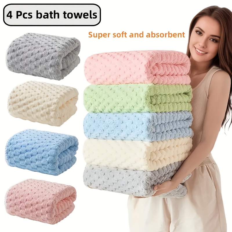 Waffle Bath Towel Set