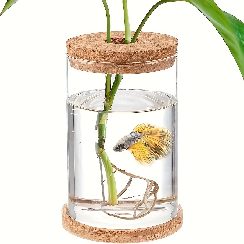 Portable Glass Bag Vase Small Fish Tank Creative Fish Bowl - Temu United  Kingdom
