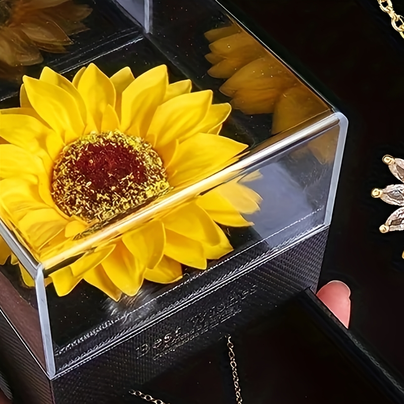 Sunflower Necklace Gift Set
