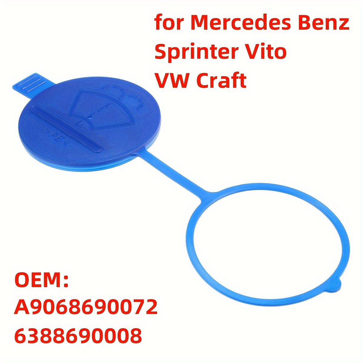 Blue Plastic Fuel Tank Cap For Sprinter & Vw - Oem Replacement A9068690072 6388690008