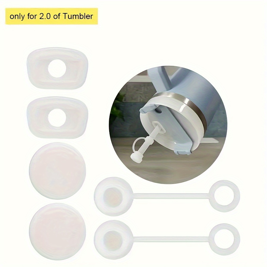 

3pcs/6pcs Silicone Anti-leakage Sealing Caps, Universal Fit, Compatible With 2.0 , For Bottle Accessories