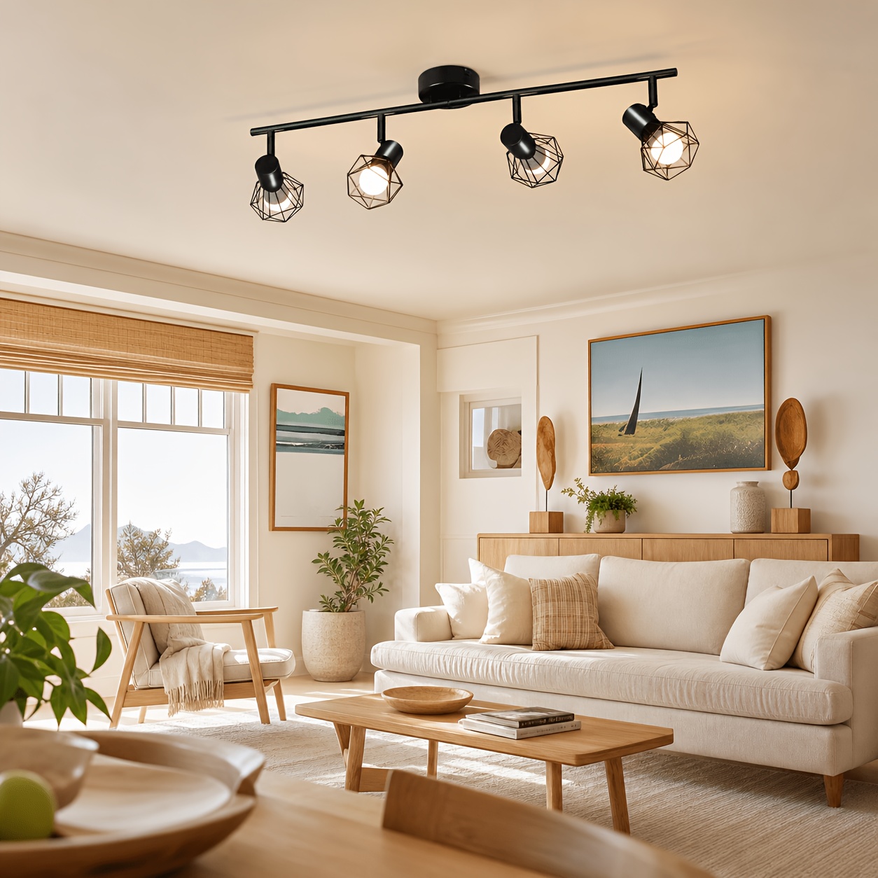 Image of Ceiling Spotlight Black Ceiling Spotlight | Retro E14 Industrial Style 350° Rotating Ceiling Light Matte Golden Metal Suitable For Indoor Living Room Bedroom Kitchen Does Not