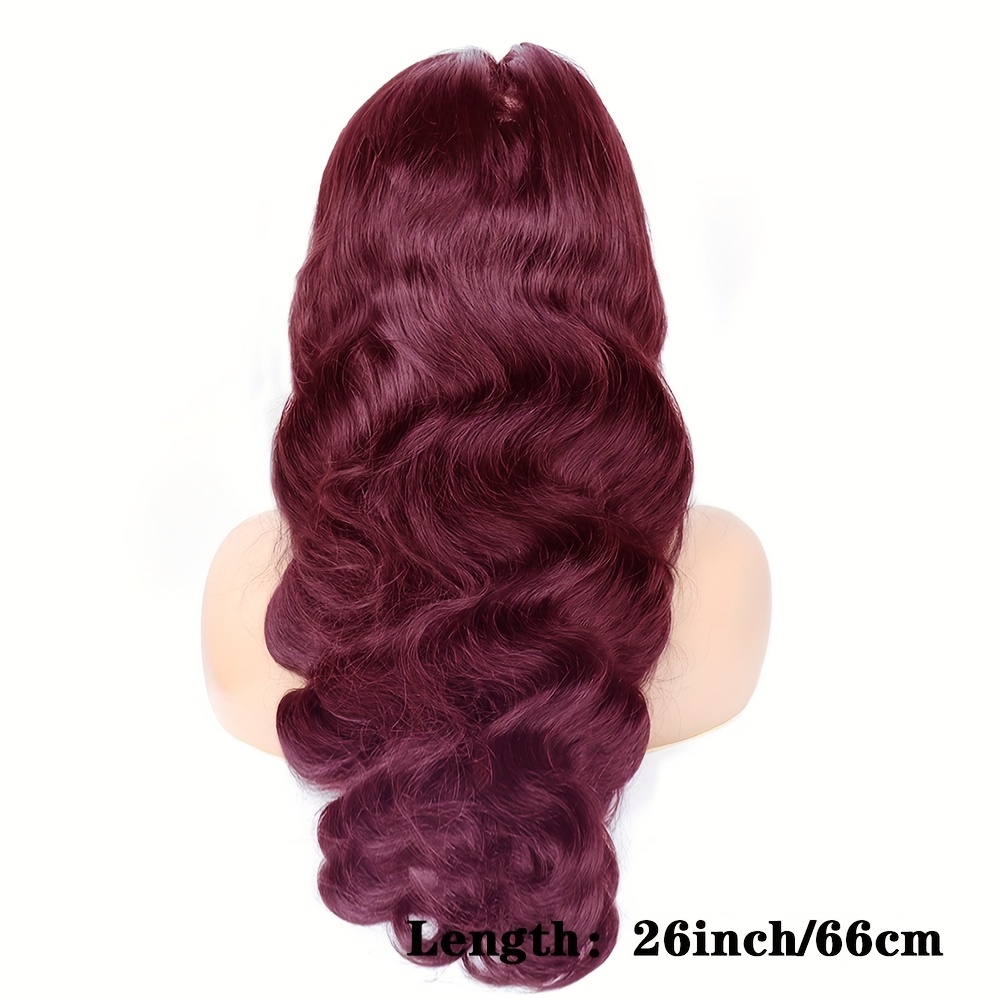 Red wine 99J Wig fullCap thick Burgundy cap 2020 Amazon.com : 99j Burgundy Lace Front Wigs Human Hair Wine  main image 4