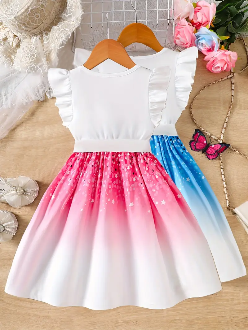 2pcs print dresses girls casual sleeveless knit - Temu Germany 2pcs print dresses girls casual sleeveless knit - Temu Germany