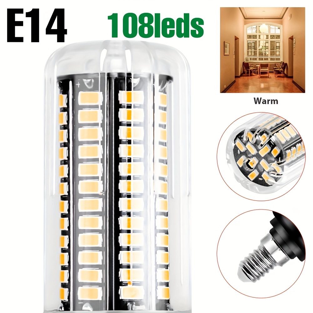 Ampoule LED Lamp 220V Corn Bulb LED E27 Bombillas Led E14 Energy Saving  Light for Home 3W 5W 7W 12W 15W 18W 20W 25W Lampada 5730