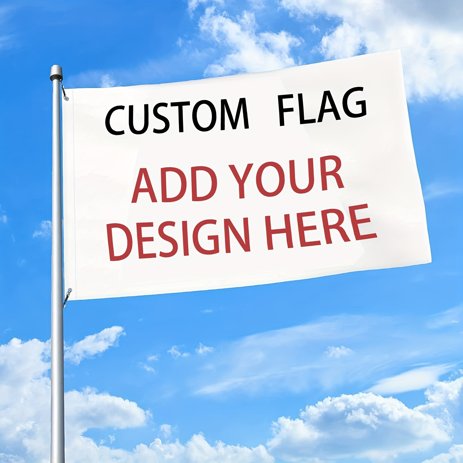 TEMU Custom Personalized Double-sided Flag – Entryway-appropriate, Business, Birthday, Unique Gift Customizable Banner – No Pole Included