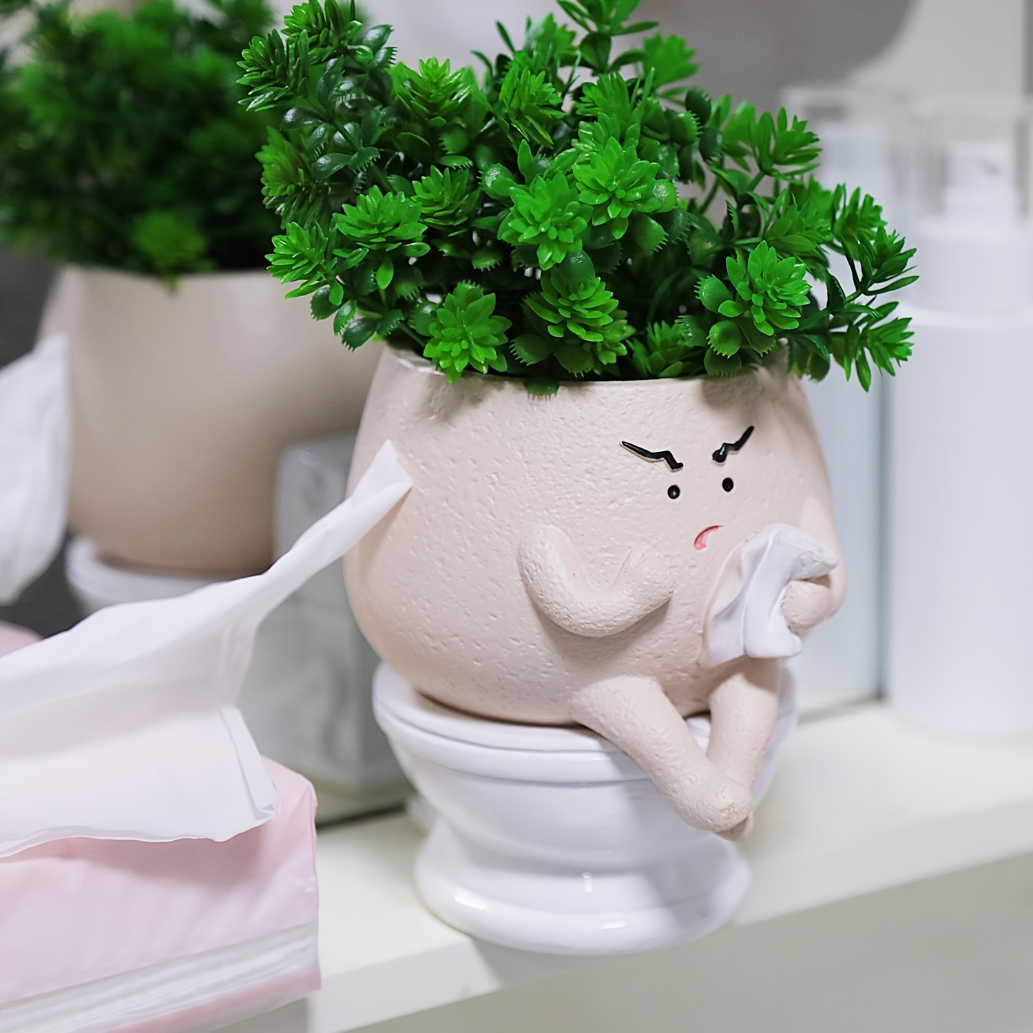 geometric plant pots Geometric Footed Planter  The Artizan Way
