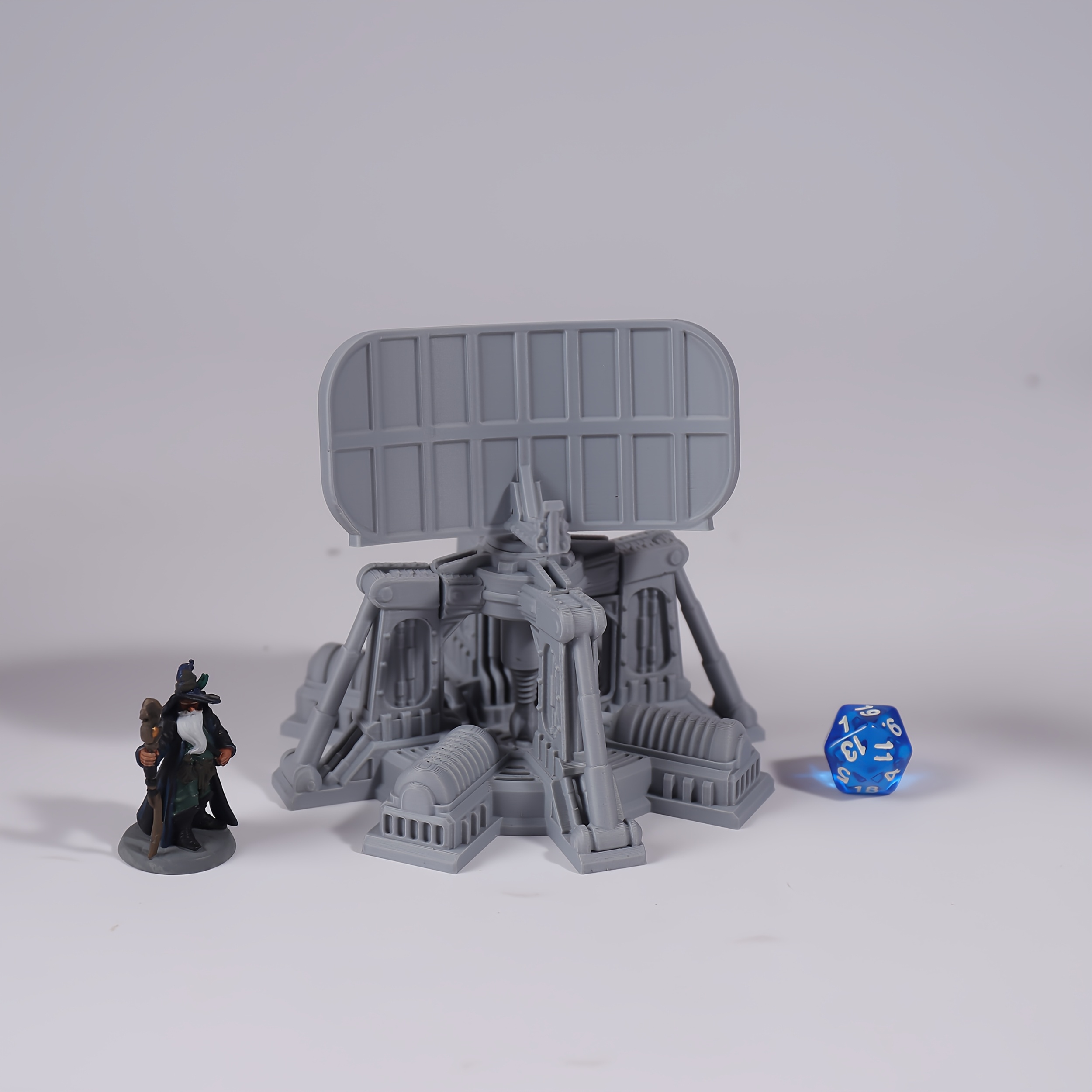 Sci-Fi Miniature Terrain Accessories, Diorama Structures
