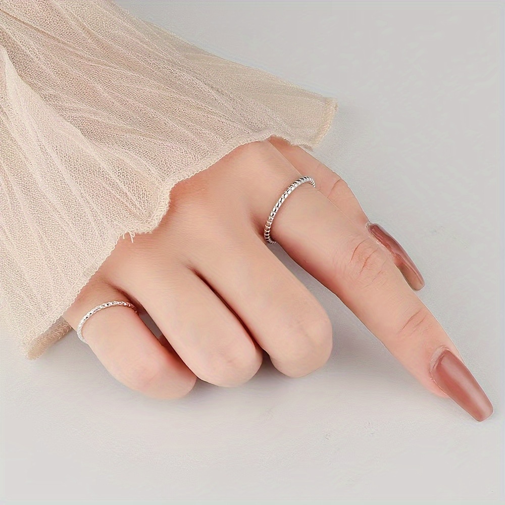 S925 Pure Silvery Party Ring