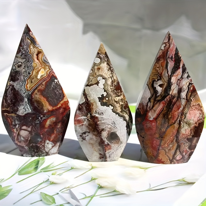 unique mexican agate flame natural agate home decor holiday