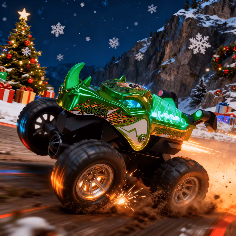 with a powerful 390 brushed motor and 30a esc this alloy road remote control vehicle can complex road such as and muddy with its powerful and exhilaratin Product details 4