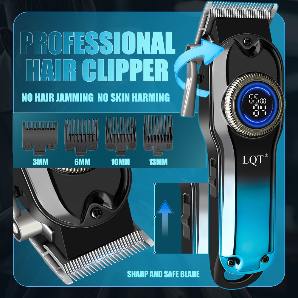 LQT 3-delige Elektrische Professionele Heren Tondeuse