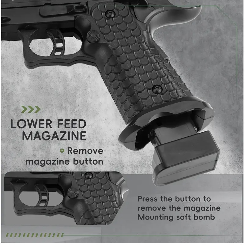 Thcbme Classic 2011 Combat Master Toys - 2pcs SetNon-Slip Texture Design, Multiple AccessoriesCool Modern Tactical Style for Toy WarfareSuitable for Children And Teens Aged 6+ for Exciting Battles