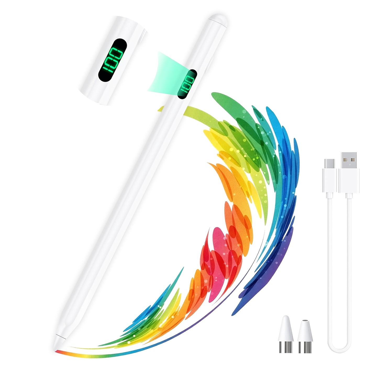 TEMU New Touch Pen, Multifunctional Touch Pen Suitable For Phones And Tablets, Compatible With /xiaomi/huawei/realme/vivo And Other Popular Brands,