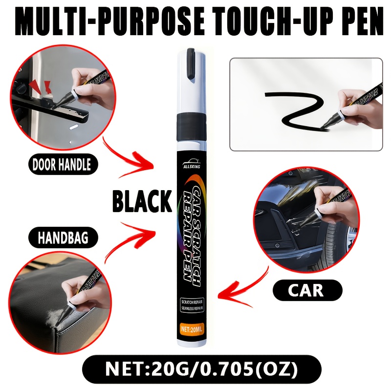 TEMU Car Touch Up Paint Pen, Quick Dry Waterproof Anti-rust Automotive Scratch Repair Pen, Universal For Car Suv Truck, For Scratches Chips