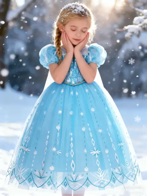 snowflake princess dress Playtime Princess Dress, Snowflake Puddleducks Grenada