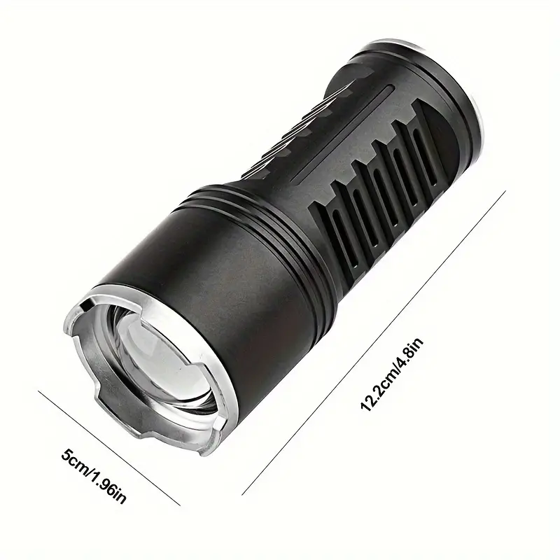 Rechargeable Spotlight, Super Bright LED Flashlight Handheld Spotlight 6000mAh Durable Large Torch Searchlight And Camping Flashlight For Outdoor Running, Hunting, Camping, Hiking details 6