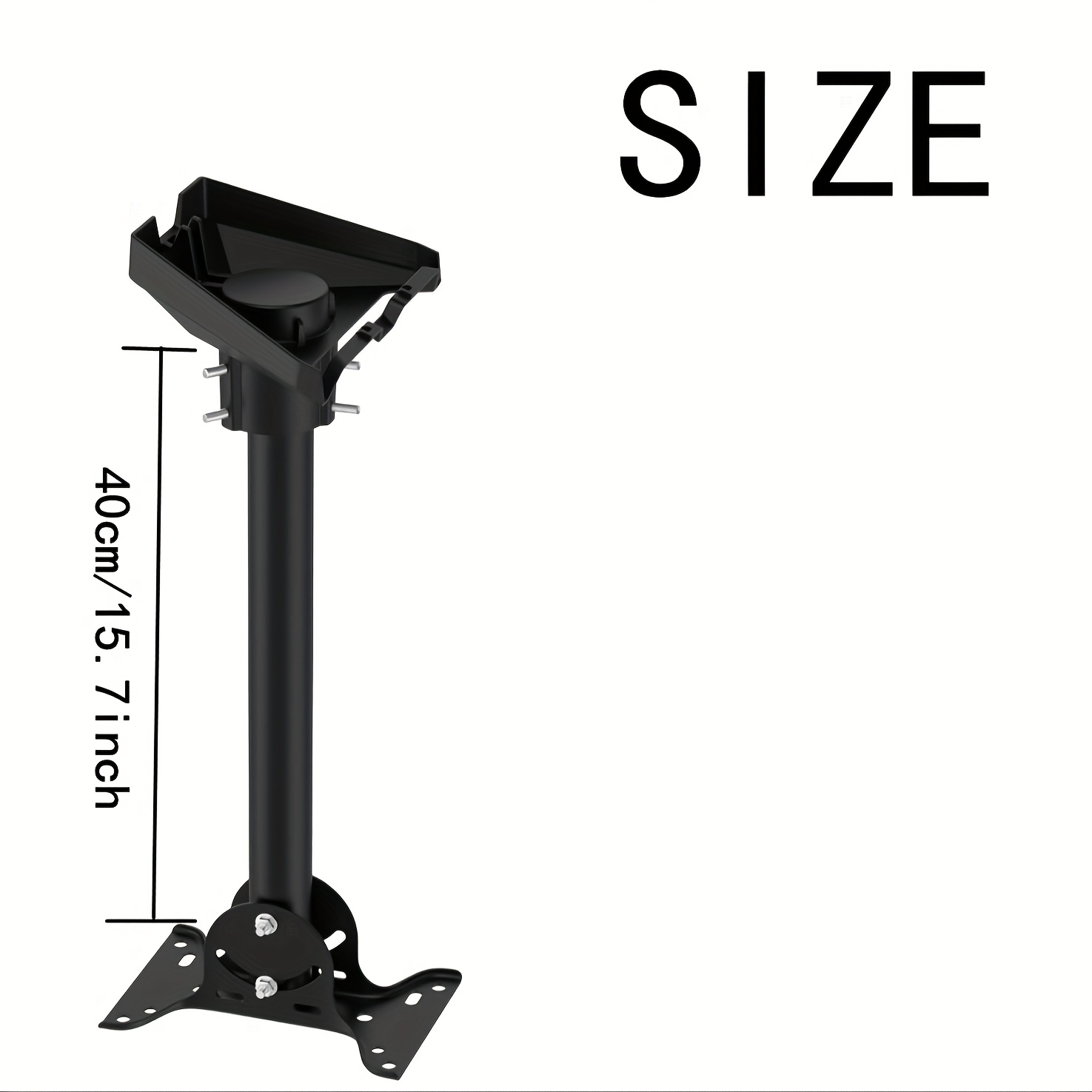 TEMU For Starlink Mounting Kit With Starlink Pipe Adapter Aluminum Alloy Compatible With V3 Starlink Standard Dish, Adjustable Starlink Heavy Duty