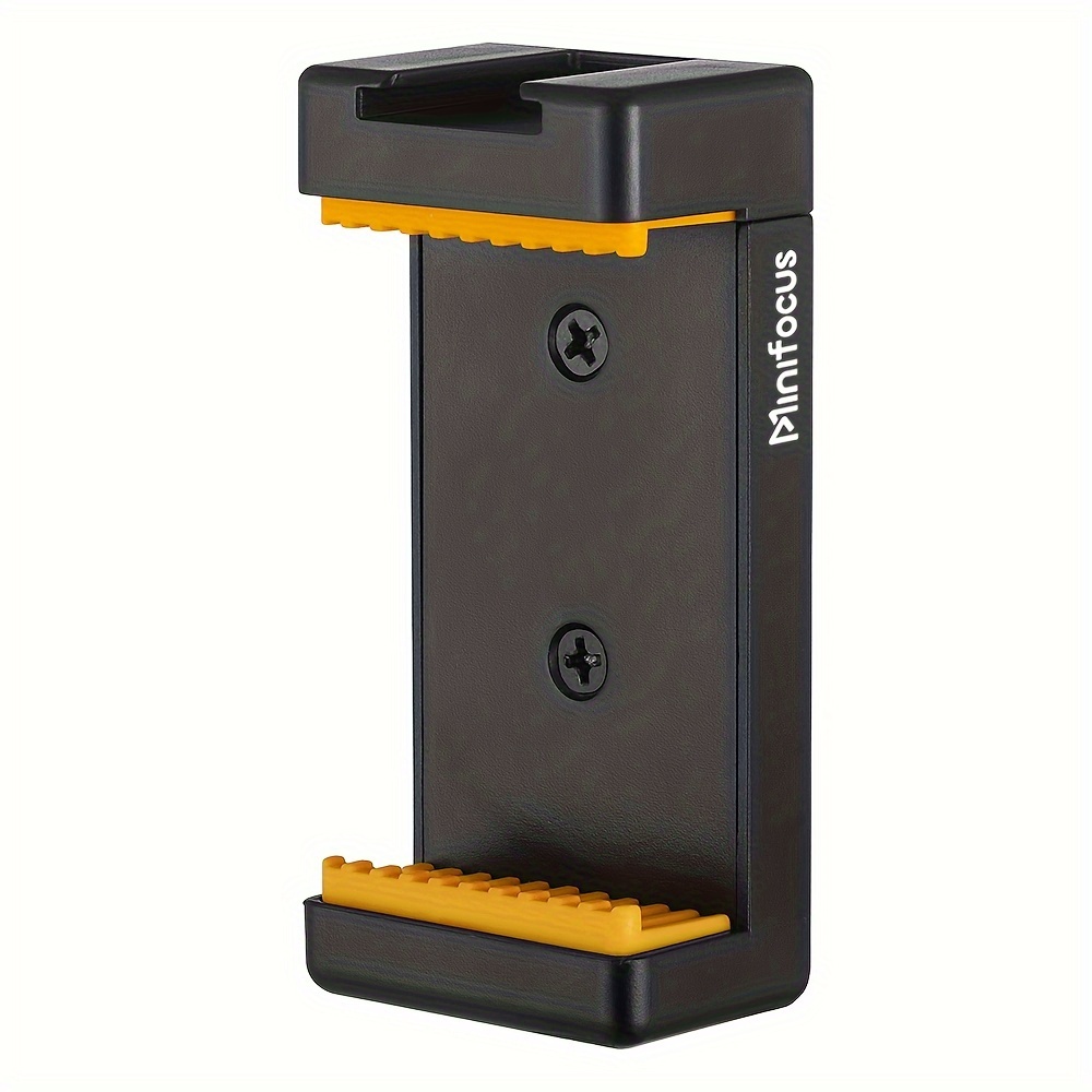 Image of Universal Tripod Phone Holder, Tripod Mount For Phone, With Cold Shoe Mount - Made Of Durable Abs, Features A 1/4 Screw Hole, Expandable, Suitable For Iphone And Phones