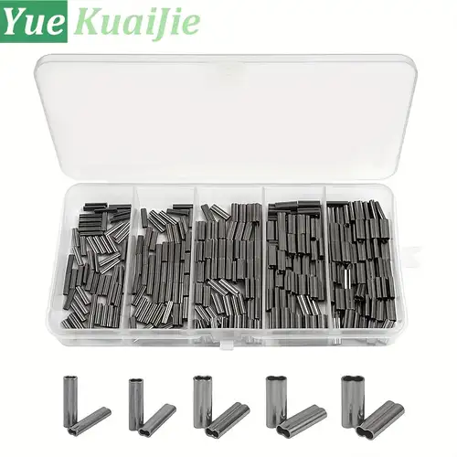 Lot De 500 Manchons à Sertir Simples Et Doubles En Cuivre - Kit Complet Pour Lignes De Pêche