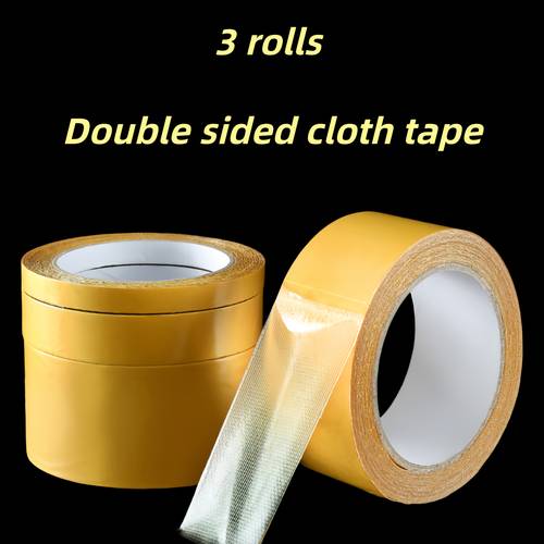 3 rolls of strong fabric tape no cutting multifunctional and traceless suitable for fabric and clothing seam free self fixing tape