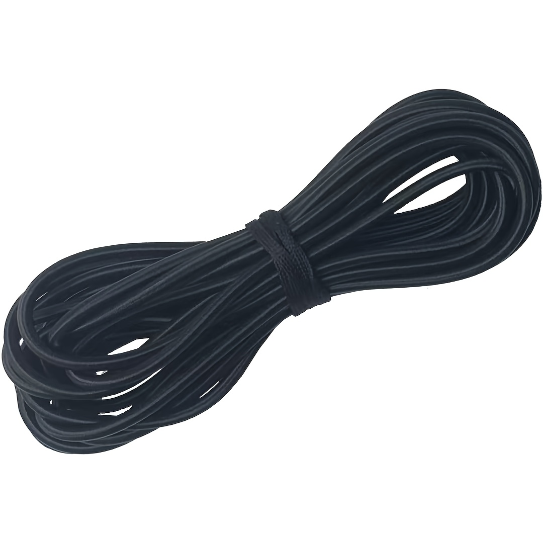 TEMU Each Product: 10.01m Heavy-duty Elastic Bungee Cord, Diy For Household Use, Cuttable, Windproof Foldable Design, Ideal For Car Cargo Securing,