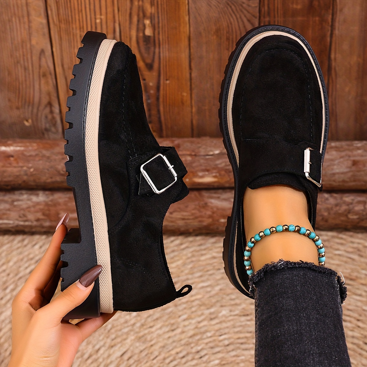 TEMU Women's Fashionable Loafers For Autumn And Winter., Women Shoes