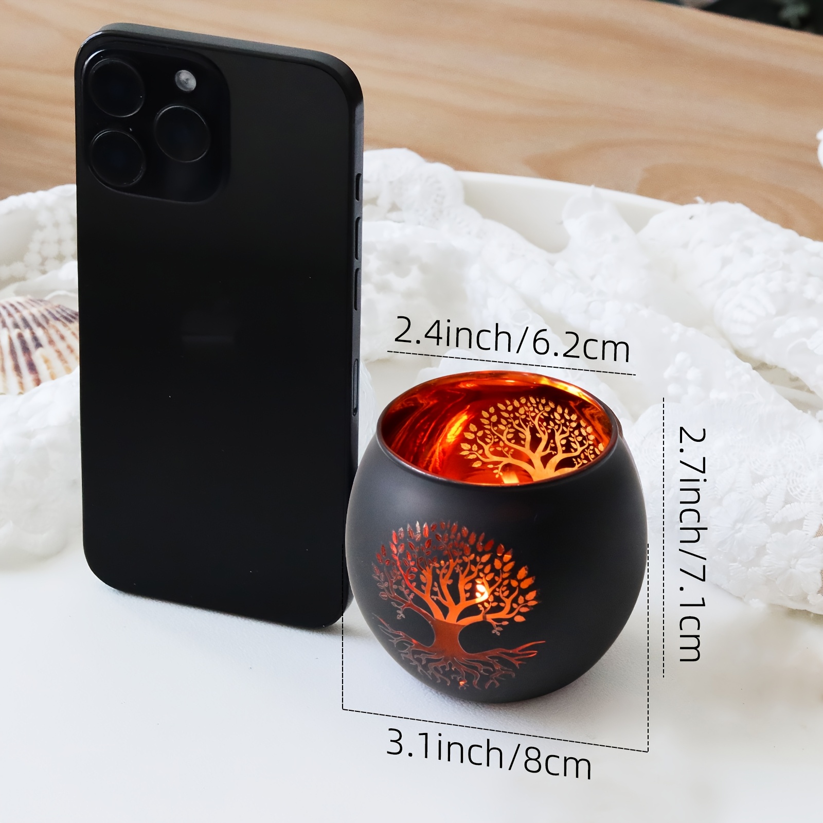 EternaTree Candle Holder with Tree of Life Design