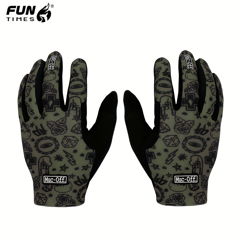 TEMU New Style Outdoor Sports Cycling Gloves For Spring And Autumn, Comfortable And Versatile, Universal Gloves