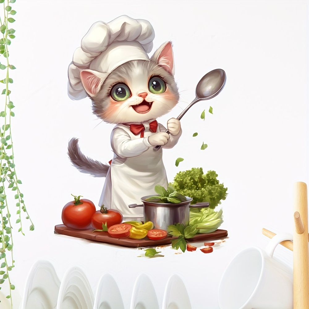 

Cat Decal - Removable For & Restaurant Decor, -adhesive, & Remove, For