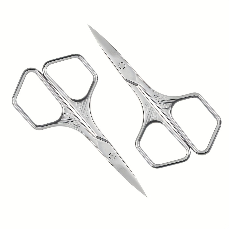 Image of 2pcsultra- Steel Scissors With An Ergonomic Suitable For -handed Use - Durable Scissors For Purposes Such As Office, Home