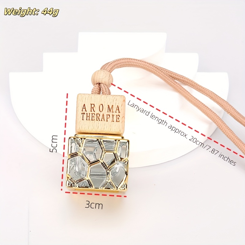 Image of 3pcs/1pc 10ml Car Perfume Bottle Pendant Empty Bottle Essential Oil Car Decoration Rearview Mirror Suspension Car, Valentine's Day, Carnival, For Girls