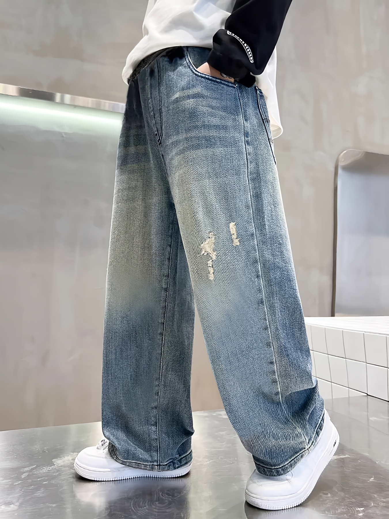 Pantalones Anchos Ropa Para NiÃ±as Jeans Pantalones Vaqueros De