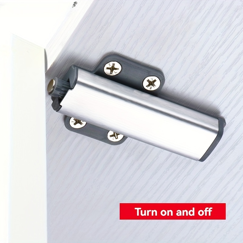 4 Chiusure Magnetiche Per Ante E Cassetti - Acciaio Inox, Forte Adesione