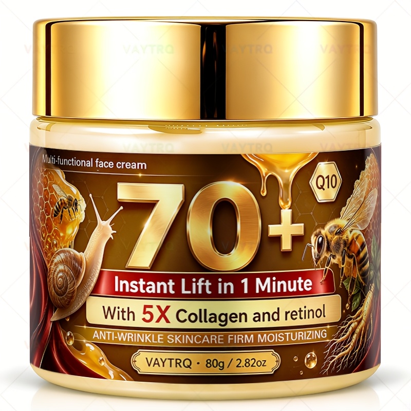 Image of This 1-minute Instant Firming And Lifting Cream Contains Retinol, Collagen, And Niacinamide Peptides To Wrinkles And , Leaving Skin Smooth, Soft, And - For A More And . (80g/2.82oz)