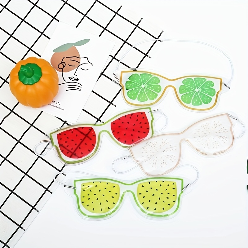 TEMU 4pcs Set Of Cooling Gel Eye Masks In Random Colors, Suitable For Puffy Eyes - Reusable Ice Packs, Hypoallergenic And Alcohol-free, Suitable For