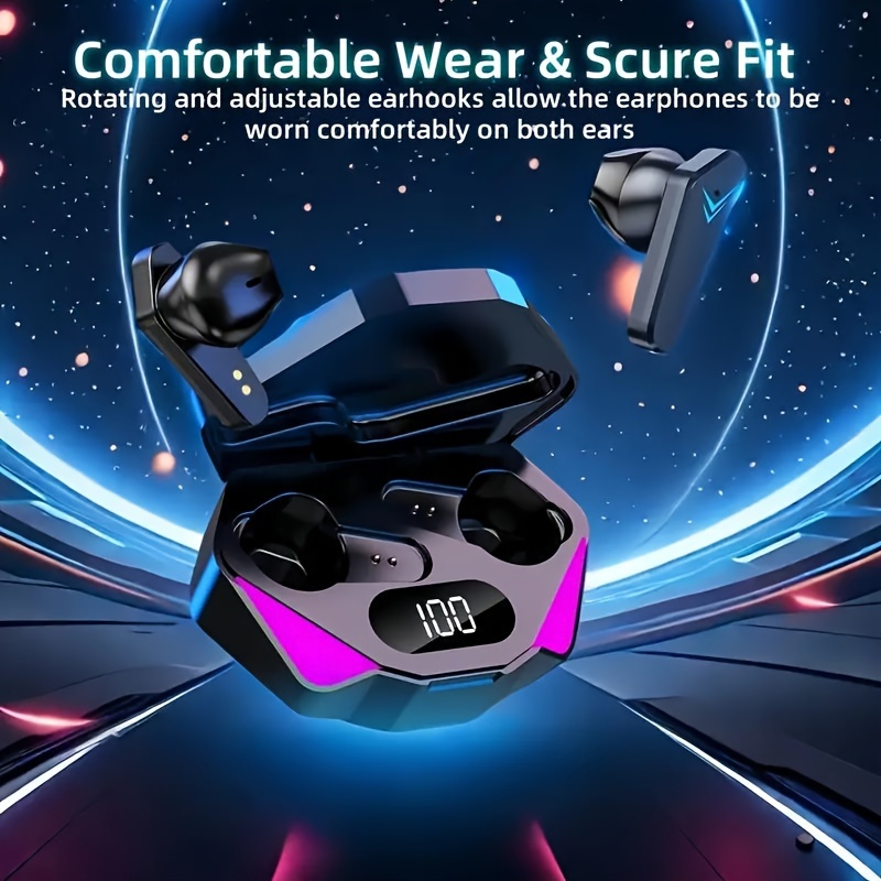 Le casque gaming Cool X15Pro est doté d'un écran numérique, d'une connectivité sans fil, d'une faible latence, de commandes tactiles, d'une suppression du bruit, d'un chargement USB-C, d'un design semi-ouvert à l'arrière, d'un microphone capacitif et d'une batterie.