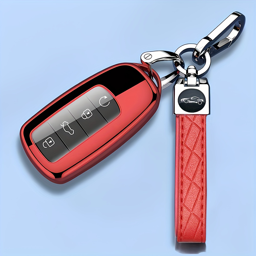 TEMU para llavero de Chery Kunpeng, 2022, disponible en 4 opciones de color, de llave duradera, material TPU, para Chery, Opel C5 y 5; para Chery