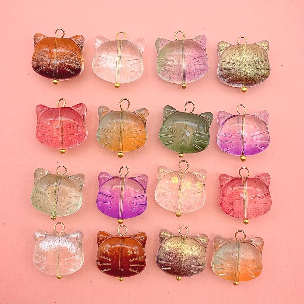 

20pcs Mixed Head Glass Pendants Set For Making - Assorted Charms For Necklaces, Bracelets & Earrings, Charms For Jewelry Making