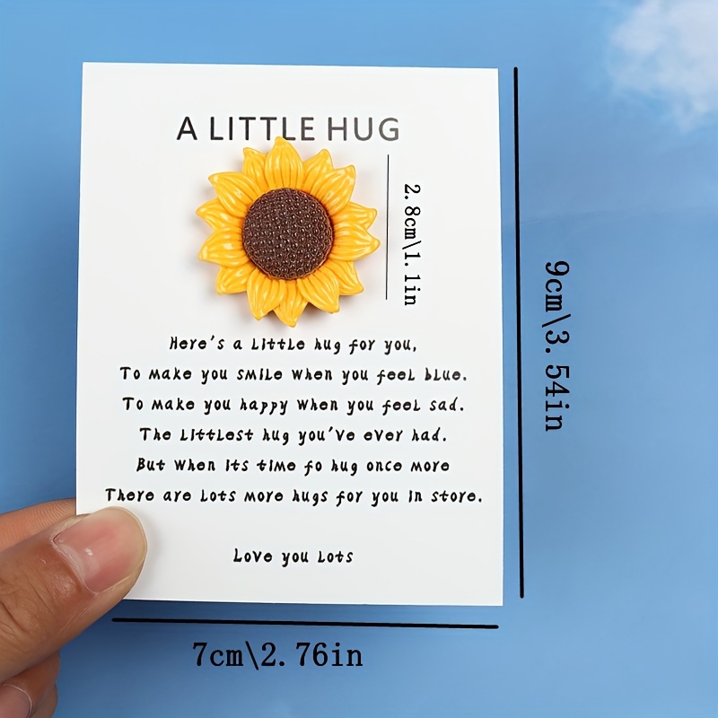 Pack De 2 Amuletos De Bolsillo Zyiphor – Girasol Y Abeja De Ganchillo Hechos A Mano, Peluche De ánimo Para Regalar En Cumpleaños, Exámenes O Para Dar Apoyo Emocional